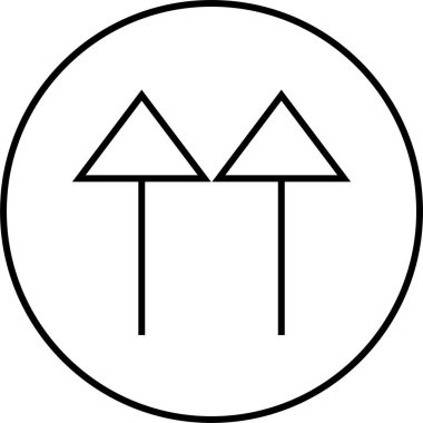 kullanıcı arayüzü ok simgesi, vektör illüstrasyonu