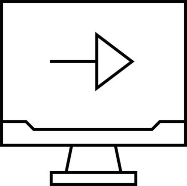 Basit web bilgi simgesi, vektör illüstrasyonu