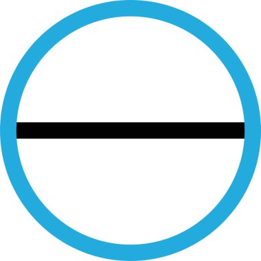 Bölme çizgisi menüsünün basit simgesi, vektör illüstrasyonu