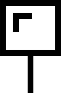 Tahta. Web simgesi basit illüstrasyon