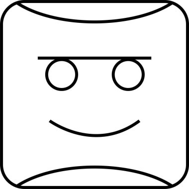 emoji yüz vektör illüstrasyonu