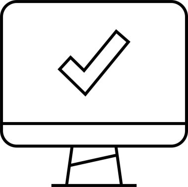 Basit web bilgi simgesi, vektör illüstrasyonu