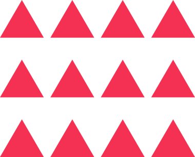 üçgenler soyut işaret vektör çizimi