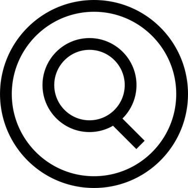 Basit arama motoru konsepti simgesi, vektör illüstrasyonu