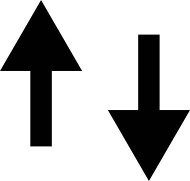 kullanıcı arayüzü ok simgesi, vektör illüstrasyonu