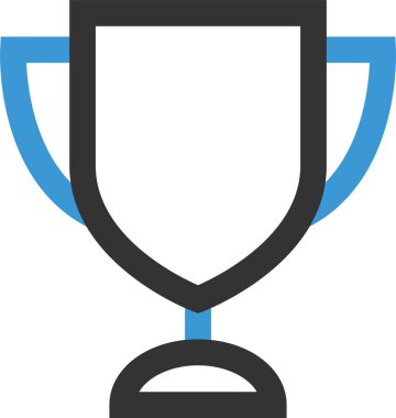 kupa web simgesi, ödül simgesi, vektör illüstrasyonu