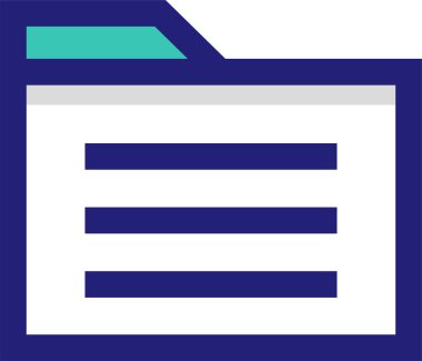 dizin simgesi vektör illüstrasyonu