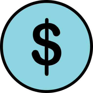 Dolar işareti vektör illüstrasyonuName 