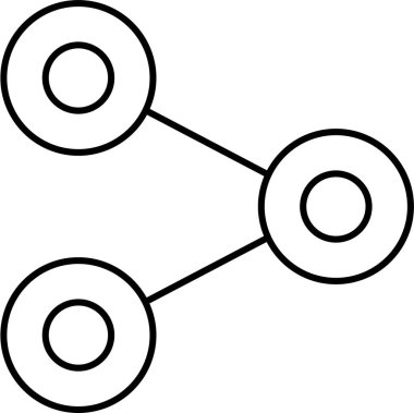 şebeke. Web simgesi basit illüstrasyon