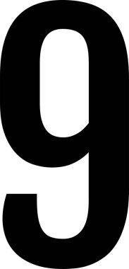 0 harfi. Basit illüstrasyon