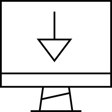 Basit web bilgi simgesi, vektör illüstrasyonu