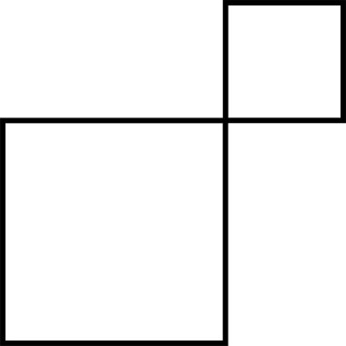 bir kare doğrunun çerçeve biçiminin siyah ve beyaz vektör çizimi