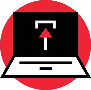 kullanıcı arayüzü yukarı ok simgesi, vektör illüstrasyonu