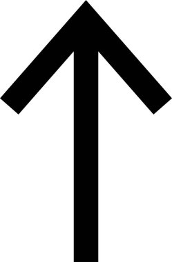 kullanıcı arayüzü ok simgesi, vektör illüstrasyonu