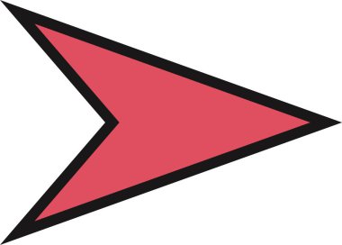 kullanıcı arayüzü ok simgesi, vektör illüstrasyonu