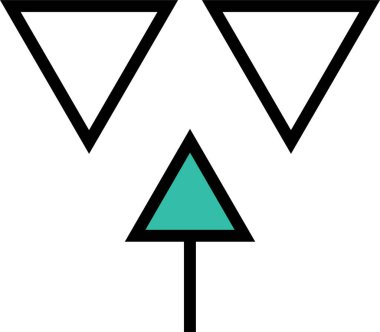 kullanıcı arayüzü ok simgesi, vektör illüstrasyonu