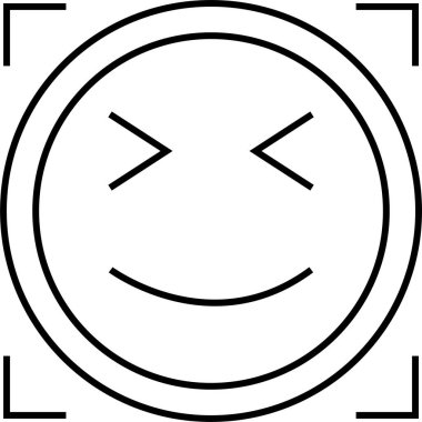 emoji yüz vektör illüstrasyonu