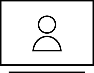 Basit eğitim ikonu, vektör illüstrasyonu