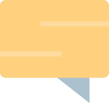 sohbet simgesi vektör illüstrasyonu