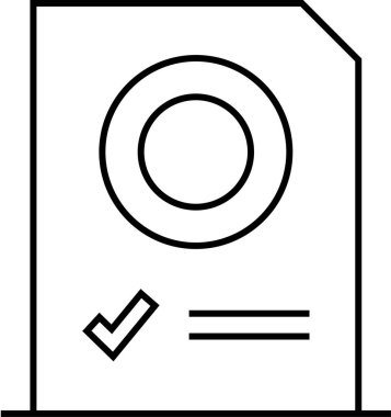 rapor simgesi vektör illüstrasyonu 