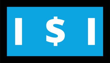 Dolar işareti vektör illüstrasyonuName 