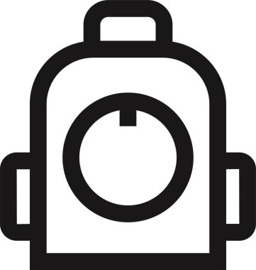 Basit eğitim ikonu, vektör illüstrasyonu