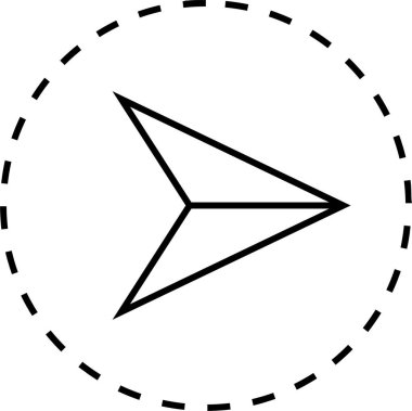 kullanıcı arayüzü ok simgesi, vektör illüstrasyonu