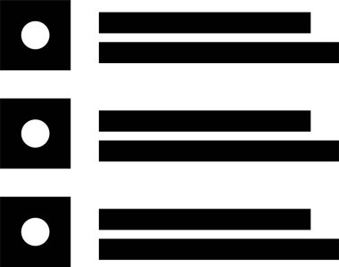 Web arayüzü simgesi, vektör illüstrasyonu