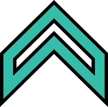 kullanıcı arayüzü ok simgesi, vektör illüstrasyonu