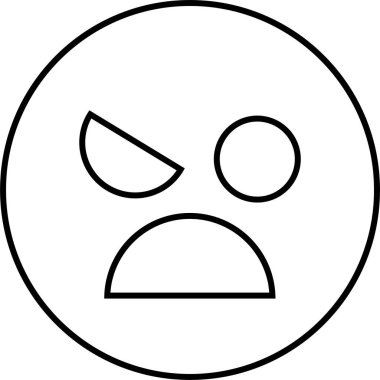 emoji yüz vektör illüstrasyonu