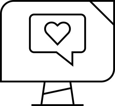 SMS ve Metin konuşma ikonu vektör illüstrasyonu