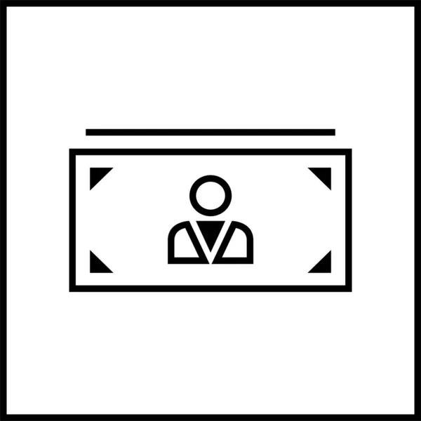 Icona Finanza Icona Aziendale Icona Del Denaro Illustrazione Vettoriale — Vettoriale Stock