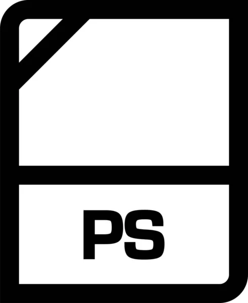 Bestandsnaam Pictogram Vector Illustratie — Stockvector