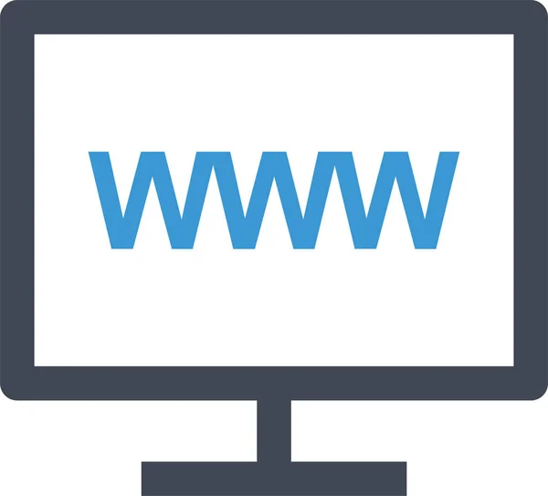 Wwウェブサイトのコンセプトアイコンベクトルイラスト — ストックベクタ
