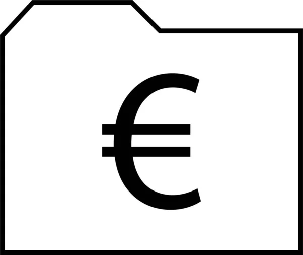 Ikona Finansów Ikona Biznesu Ikona Pieniądza Ilustracja Wektora — Wektor stockowy