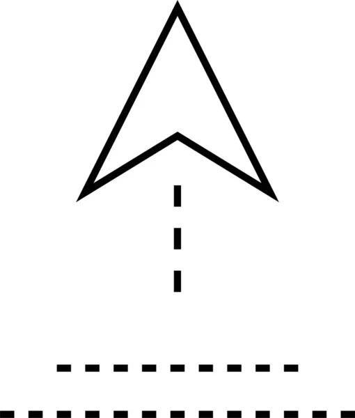 Значок Местоположения Значок Навигации Икона Векторная Иллюстрация — стоковый вектор