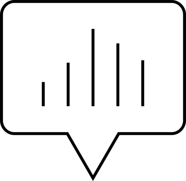Sms Text Speech Icon Vector Illustration — Stock Vector