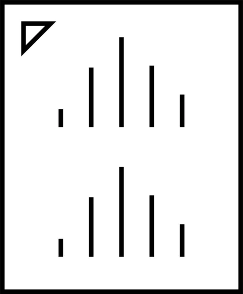 Bericht Symbol Vektor Illustration — Stockvektor