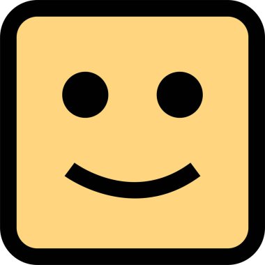 yüz simgesi, vektör illüstrasyonu 