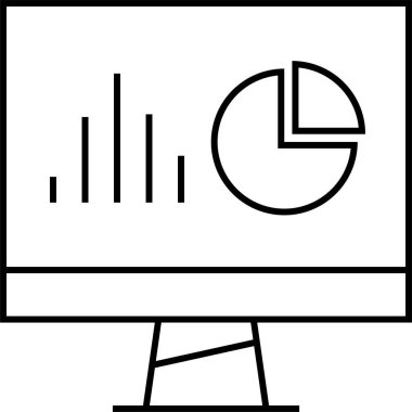 Basit web bilgi simgesi, vektör illüstrasyonu