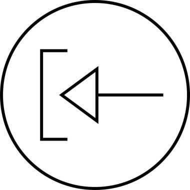 kullanıcı arayüzü ok simgesi, vektör illüstrasyonu