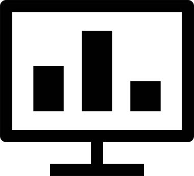 Analizler. Web simgesi vektör illüstrasyonu