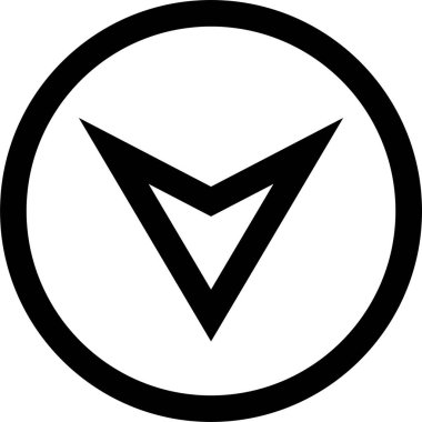 Konum simgesi. Yönlendirme simgesi. Harita Simgesi, Vektör İllüstrasyonu