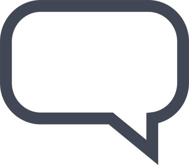 Sohbet balonu Basit resimleme