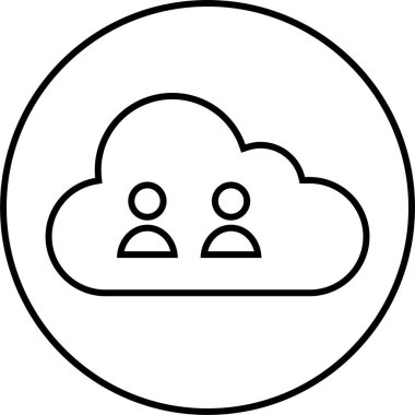 Bulut hesaplama. Web simgesi