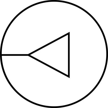 kullanıcı arayüzü ok simgesi, vektör illüstrasyonu