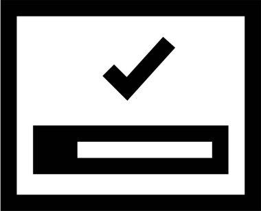 Web arayüzü simgesi, vektör illüstrasyonu