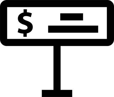 Dolar işareti vektör illüstrasyonuName 