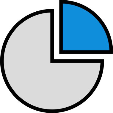 Pasta çizelgesi. Web simgesi