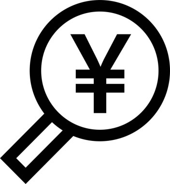 Finans Simgesi. İş ikonu. Para Simgesi, Vektör İllüstrasyonu 